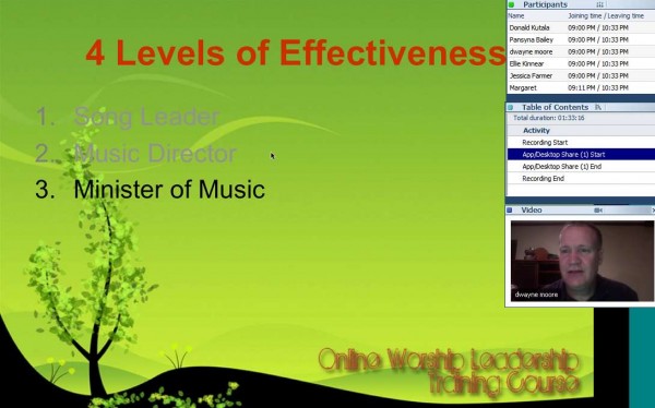 Fundamentals of Worship Leadership with Dwayne Moore